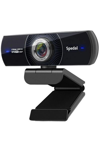 Choice كاميرا ويب Spedal 934 عالية الدقة 1080 بكسل 60 إطارًا في الثانية مزودة بمنفذ USB مع ميكروفون للكمبيوتر وكاميرا ويب للاجتماعات