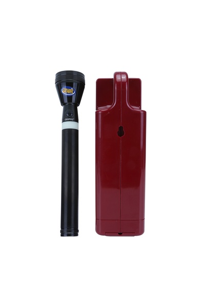 Geepas Rechargeable LED Lantern & 1Pc Torch | Emergency Lantern with Light Dimmer Function