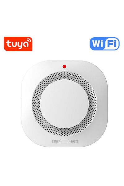 haozee Wifi Tuya Smart Zigbee/wifi Smoke Detector Smart Fire Fire Protection Home Security Alarm Sou