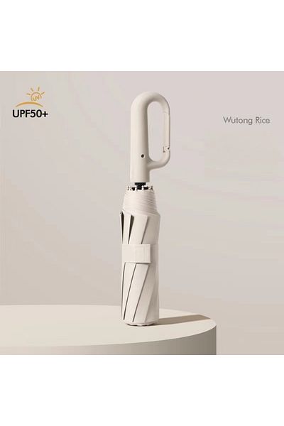 Choice WHITE Ring Buckle Design 20 Rib Fully Automatic Umbrella for Men Folding Extra Large Strong Strong W