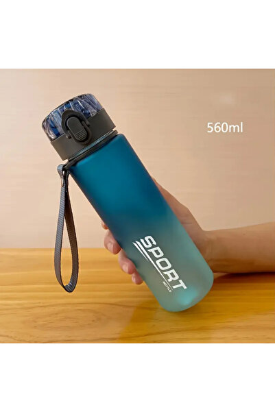 Choice زجاجة مياه رياضية عالية الجودة مقاومة للتسرب وخالية من مادة BPA بسعة 560 مل من Blue Sport، مناسبة للرحلات والمشي لمسافات طويلة