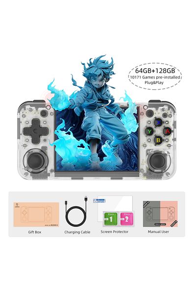 Choice White T 64G 128G ANBERNIC RG35XX H Hand-held Consoles For Playing Video Games 3.5-inch IPS 640*480 S