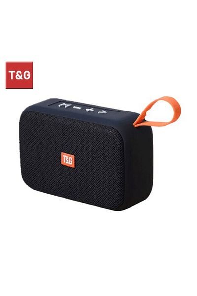 T&G مكبر صوت أسود Tg506 صغير محمول لاسلكي مزود بتقنية البلوتوث 5.0 للاستخدام الخارجي والداخلي