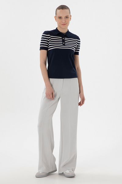 U.S. Polo Assn. Pantaloni tricotați pentru femei Stone Modal Blended 50300762-vr049