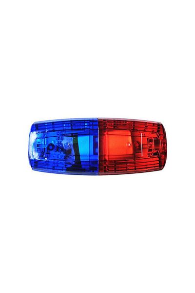 Choice Red Blue LED Red Blue Caution Emergency Police Light Flashing Shoulder Lamp USB Rechargeable Shoulde