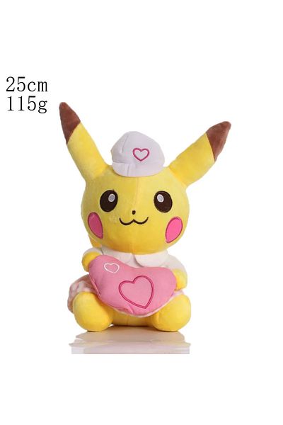 Choice CORAL RED 20cm Pikachu Pokemon Plush Doll Charmander Bulbasaur Squirtle Psyduck Eevee Plush Soft Stu