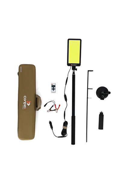 Conpex مجموعة مصابيح تخييم LED COB متعددة الوظائف للاستخدام الخارجي مع جهاز ت...