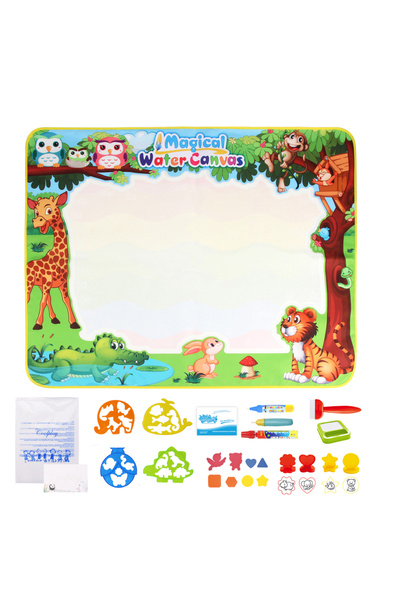 Choice سجادة رسم مائية سحرية مقاس 100×80 سم 100×80 سم مع أقلام سحرية قابلة لإ...
