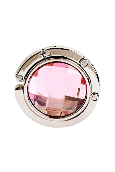 Choice حقيبة يد وردية قابلة للطي مع خطاف حقيبة ومحفظة وحامل طاولة من سبائك ال...