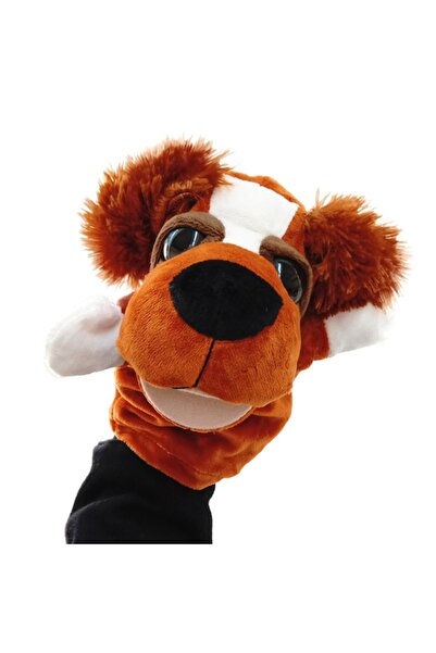 Choice دمية يد وإصبع كلب كبير العينين مقاس 27 سم، لعبة قطيفة كرتونية، لوازم ح...