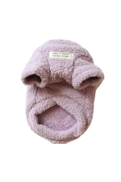 Choice S Purple Winter Warm Dog Sweater For Small Dogs Plush Dog Clothes Soft Puppy Coat Jacket Chihuahua T