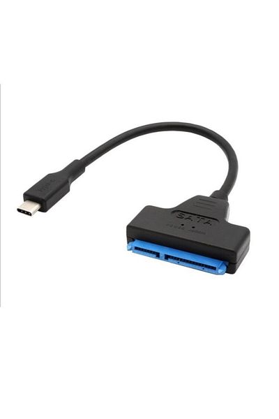 Choice 0.25m Black Type C To Sata Cable Support 2.5 Inches External Hdd Ssd Hard Drive Adapter Cable Comput