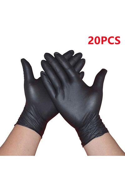Choice S Black 20PCS Fuchsia Nitrile Disposable Gloves Pink 20/50/100PCS Powder Latex Free Cleaning Gloves