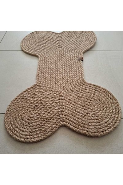 NVSisters 100% Handmade Red Friday Cat Dog Food Mat & Wicker