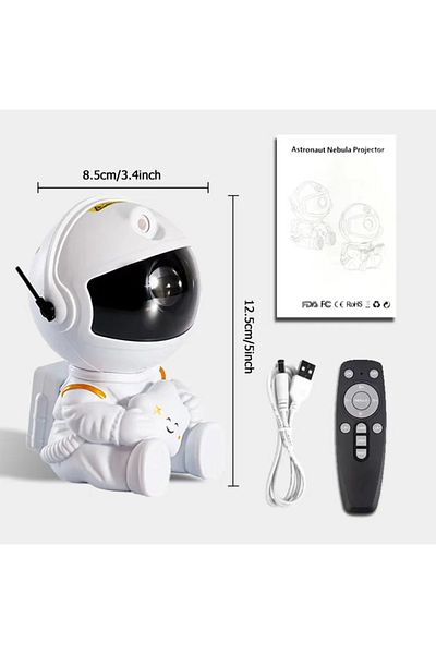 Choice White Hold star Rocket Astronaut LED Star Galaxies Projector Night Light Starry Sky Porjectors Lamp