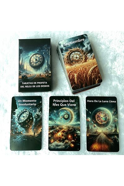 Choice بطاقات أوراكل النبي الإسبانية A554، مجموعة بطاقات التاروت Clarity Tarot Deck Oraculo، ألعاب التنبؤ بالمستقبل، 12 × 7