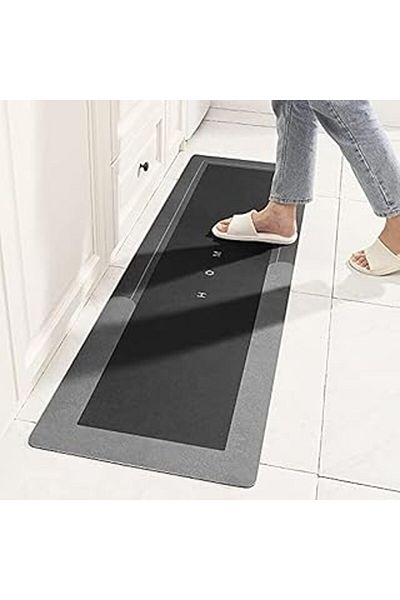 atesin online Schweek Bath Mat - Super Absorbent and Fast Drying Thin Floor Mat