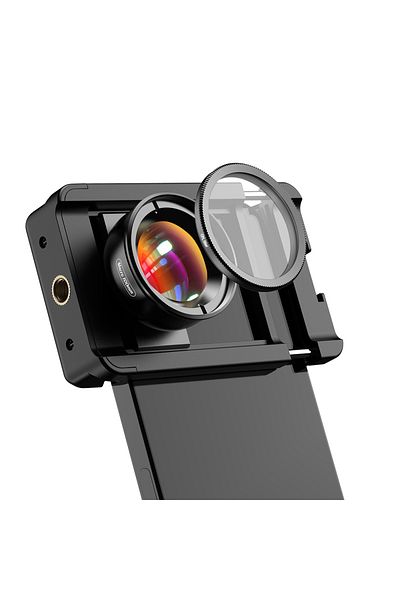 APEXEL 100 macro lens APEXEL New Upgrated 4k HD 100mm macro lens With CPL filter Universal Clamp Micro Lens