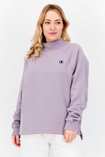Champion Women Sportwear Fit Long Sleeve Outdoor Sweatshirts, Lavender