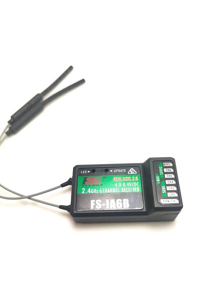 Choice FlySky FS-iA6B iA6B 2.4G 6CH AFHDS 2A Receiver W/ Antenna For FS-i10 FS-i6 FS i6 Transmitter FPV ...