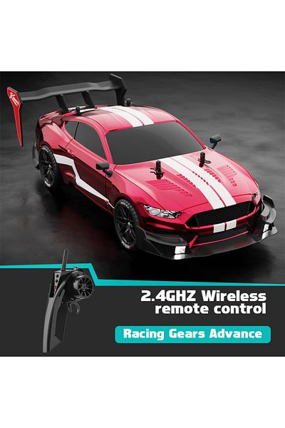 kelaton Mustang-RD 40KM/H Remote Control Car Rechargeabl Racing Drift Electric Graffiti RC Cars Birthday Toy