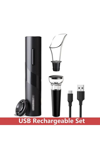 Choice Rechargeable Set Automatic Electric Wine Openers for Beer USB Rechargeable Beer Bottle Openers Corks
