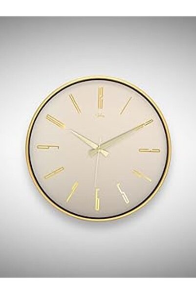 Genel Markalar Galaxy 717-a-1 Serisi Klasik Rakamlı Metal Görünümlü Sessiz Ak...