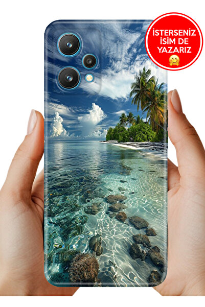 realme 9 Pro Kılıf Desenli Baskılı Kamera Korumalı Silikon Maldivler50