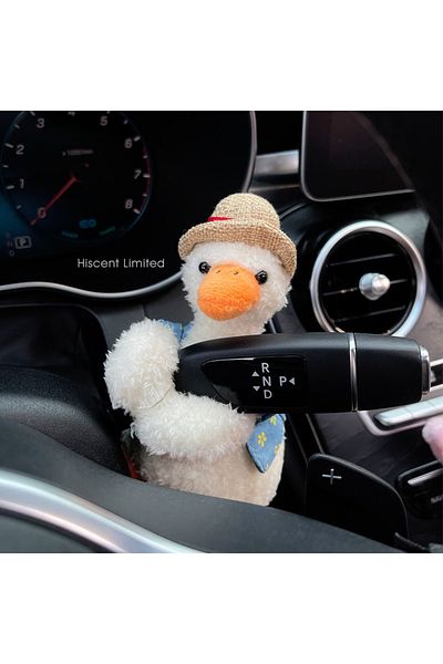 Choice Duck Plush Puppy Clutch Decoration Car Wiper Turn Signal Switch Ornaments kawaii Bowknot Dog Car Wip