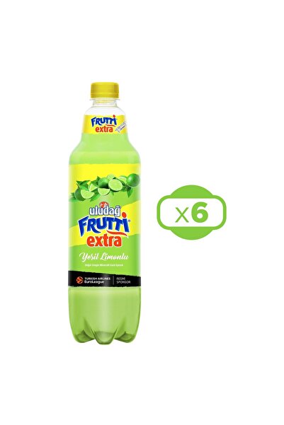 Uludağ Frutti Extra Yeşil Limonlu 1 lt x 6 Adet