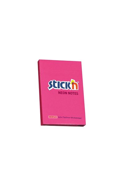 Gıpta Stickn 76x51 Neon Magenta 100 YpAdhesive Note Paper