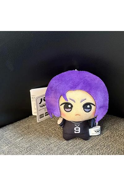 Choice D Mini Blue Lock Plush Toy Keychain Nagi Backpack Charm Anime Peripheral Cute Stuffed Doll Bag Deco.