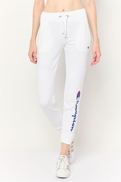 Champion Women Loose Fit Outdoor Sweatpants, White