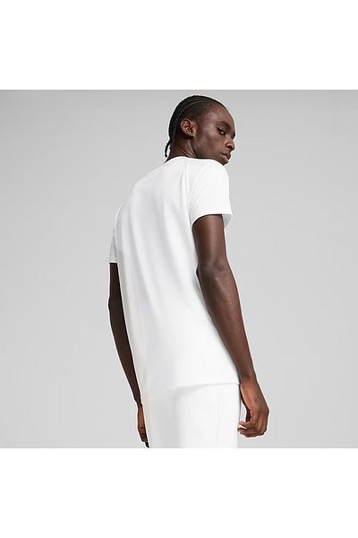 Puma Ανδρικό κοντομάνικο μπλουζάκι EVOSTRIPE Tee White