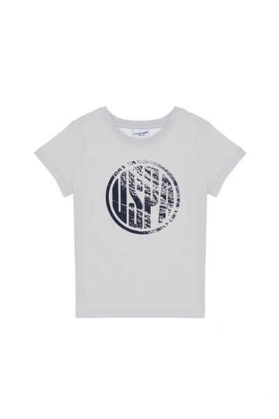 U.S. Polo Assn. Boy's Light Gray Basic Crew Neck T-Shirt 50306514-Vr001