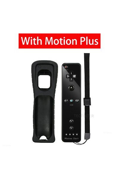 TECTINTER BKs With MP 1 pair Remote Compatible Nintendo Wii Console Wireless Gamepad Controller Nunchuck Remot