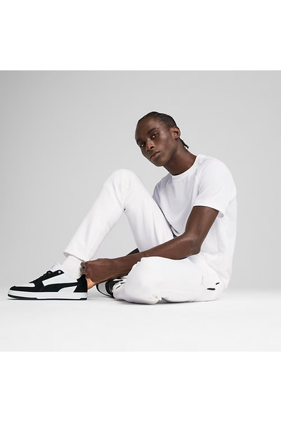 Puma Ανδρικό κοντομάνικο μπλουζάκι EVOSTRIPE Tee White