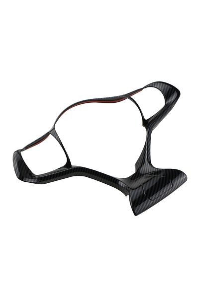 Choice carbon fiber Carbon Fiber Car Inner Steering Wheel Cover Sticker Trim for BYD Atto3 Atto 3 2022 2023