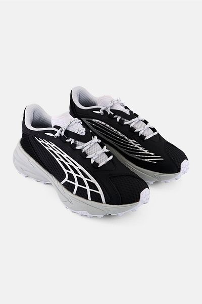 Puma x Select Men Spirex Speed Lace Up Running Shoes, Black