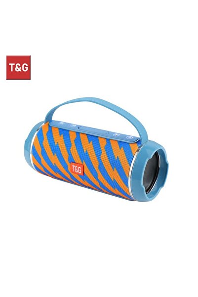 Choice مكبر صوت بلوتوث أزرق أصفر TG116c TWS صندوق قوي لاسلكي محمول مقاوم للما...