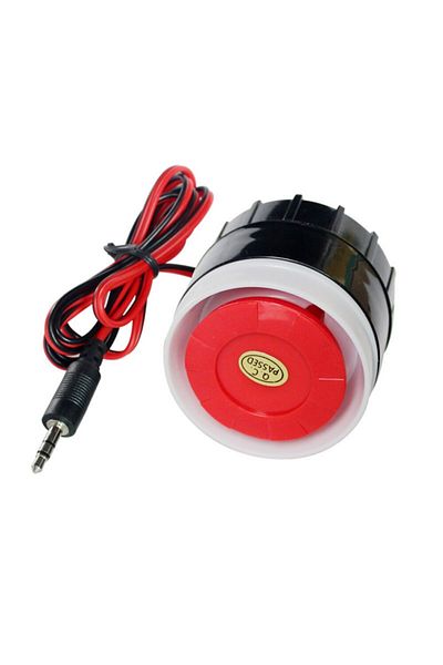 Choice Black Mini Alarm Siren 120DB High-decibel Security Piezo Buzzer Alarm Horn For Home Anti-theft Prote