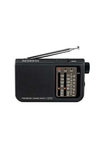 Choice V117 Retekess V117 Analog AM FM Radios ABS Material Shortwave Radio with Telescopic Antenna Large Kn