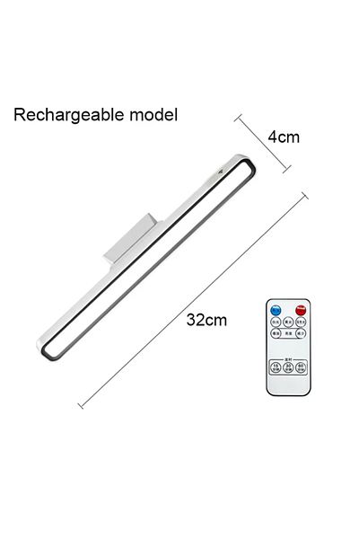 Choice 32cm Charging model LED Desk Lamp USB Rechargeable Light Stepless Dimming Table Lamp Hanging Magneti