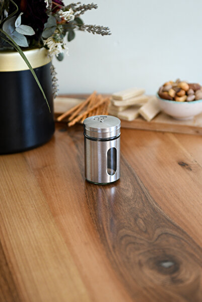 Hagen رشاشة فلفل مطلية بالمعدن من ياكوت، رشاشة ملح، رمادي معدني، رشاشة توابل ممتازة