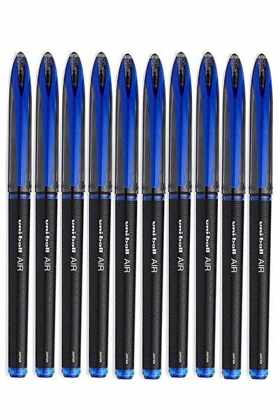 Artlantis Синя писалка Pilot, 10 броя, Uniball Air Micro 0.5 мм ролер, писалк...