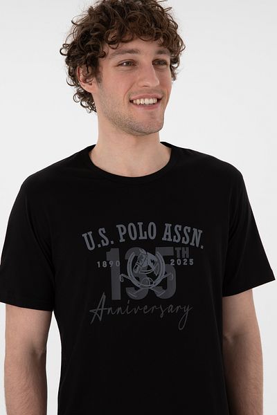 U.S. Polo Assn. Men's Crew Neck Black Pajama Set 50309364 -Vr046