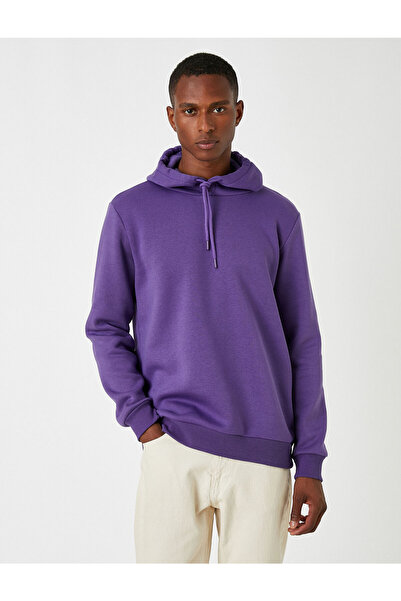 Koton Basic φούτερ με κουκούλα Raised