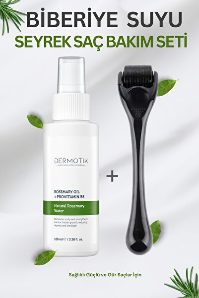 Dermotik Saç Oluşumuna Yardımcı Biberiye Suyu Seti Besleyici Ve Dökülme Karşıtı 100 ml
