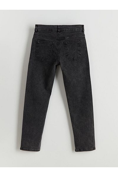 LC Waikiki Pantaloni de jeans pentru băieți cu talie elastică reglabilă S59501Z4NVY