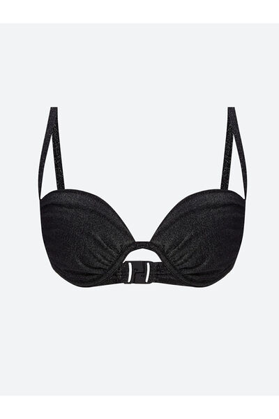 LC Waikiki Mixed stitched padded plain sim detail women's bikini top by gülüs...